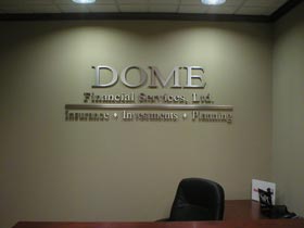 Moore Signs Dome Interior Wall Sign