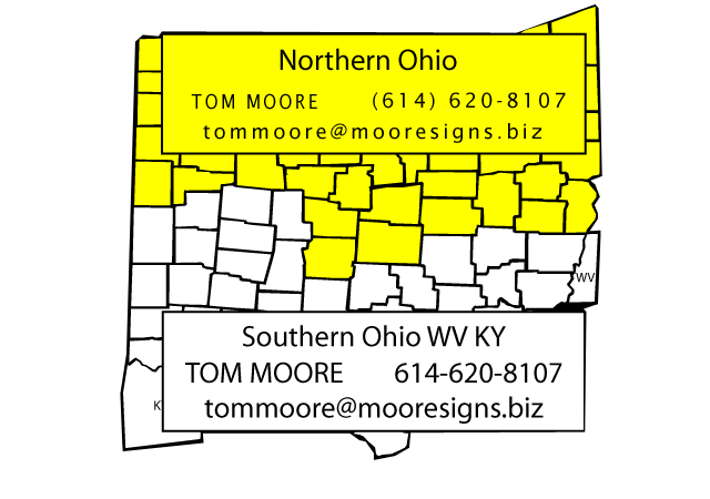 Northern and Southern Ohio bus shelters