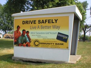 Community bank ad