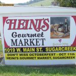 Heini's gourmet market advertisment