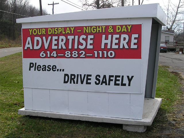 Call us for bus shelter advertising