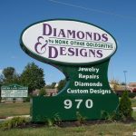 Ground Sign for Diamond Seller