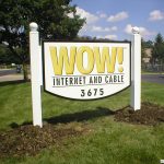 Westerville, OH commercial ground sign