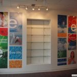 Custom layout for wall graphic signs